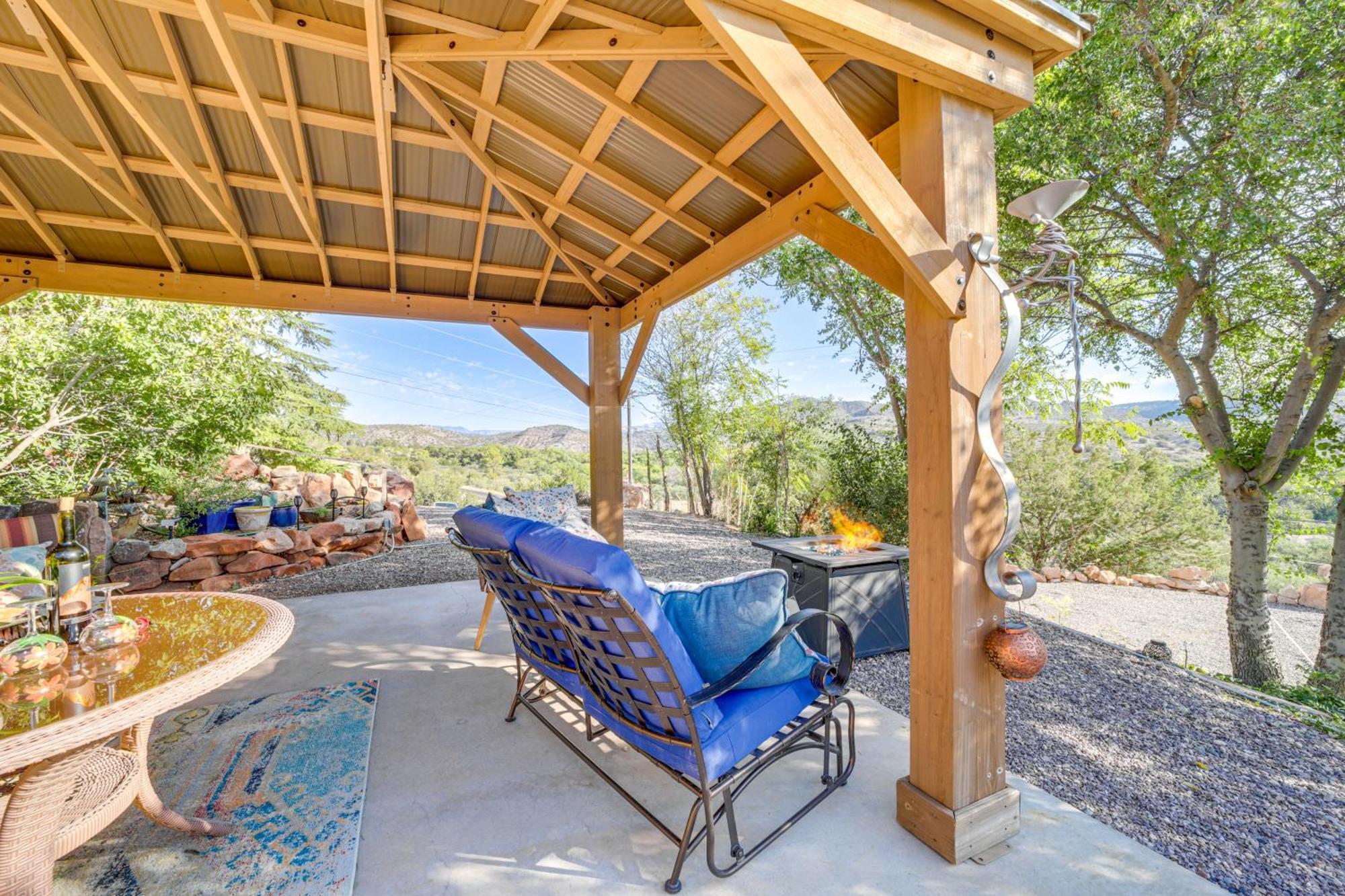 Vineyard Views And Sauna At Cornville Home! Cottonwood Bagian luar foto