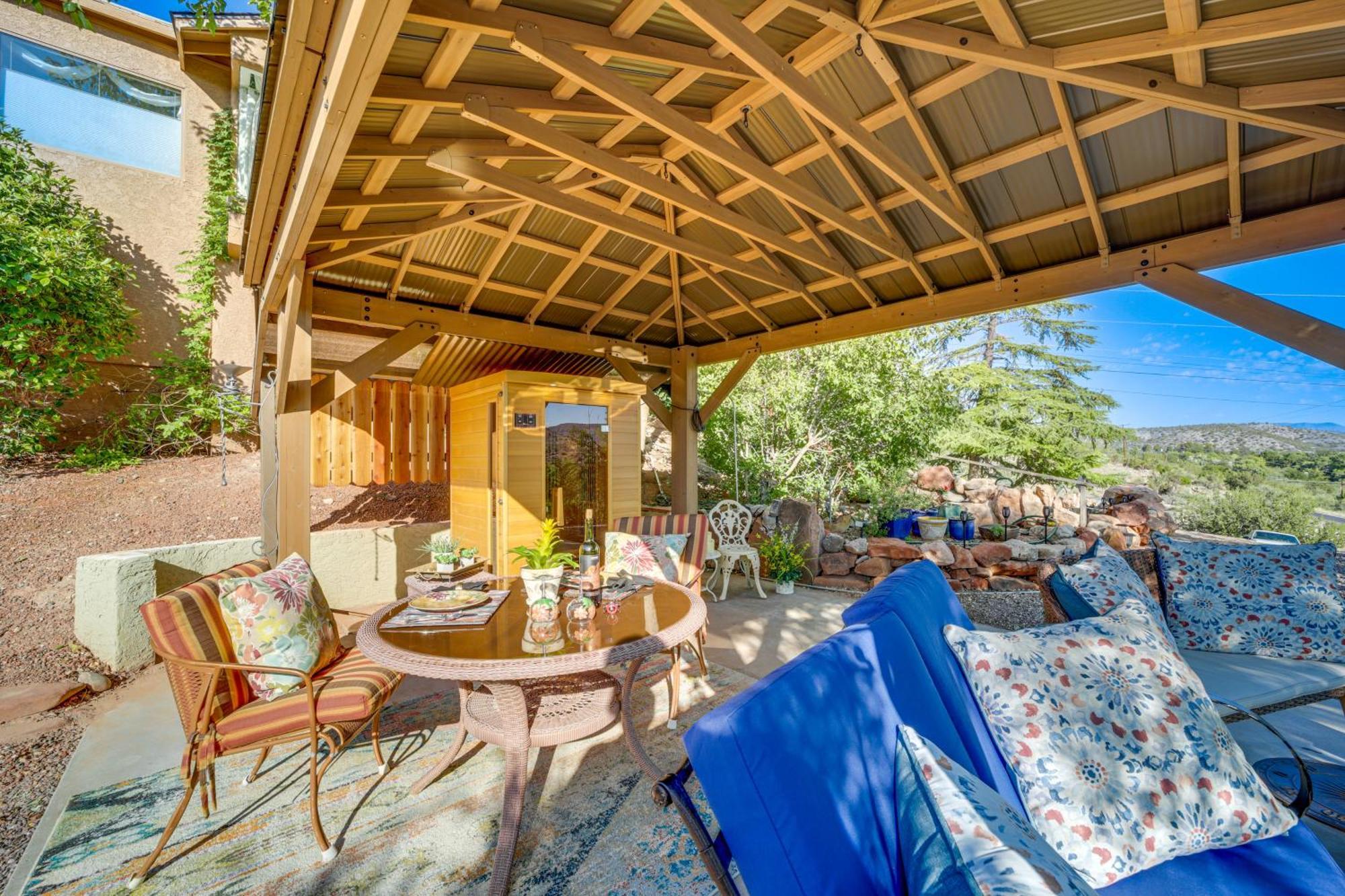 Vineyard Views And Sauna At Cornville Home! Cottonwood Bagian luar foto