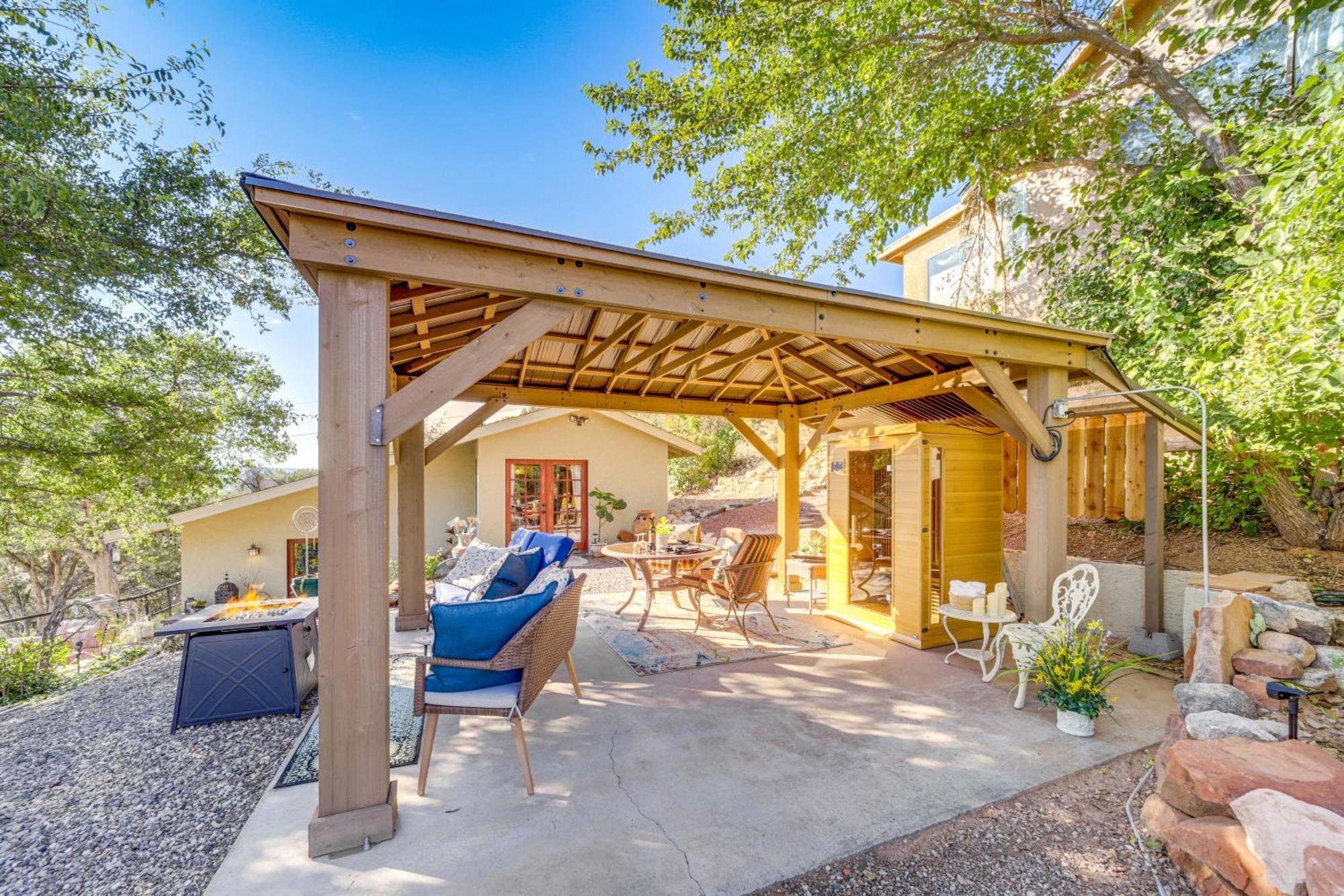 Vineyard Views And Sauna At Cornville Home! Cottonwood Bagian luar foto